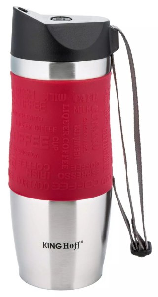 Kubek termiczny stalowy 380ml różne kolory kinghoff