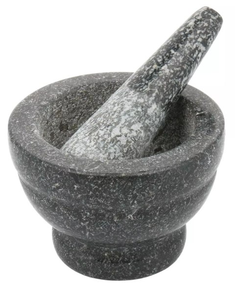 Moździerz, kamień zestaw 2 elementy, śr.9,5x7cm kinghoff