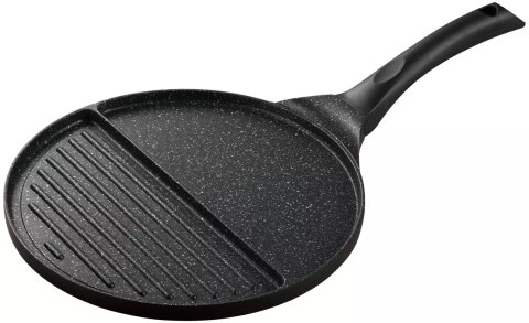 Patelnia dwudzielna, aluminium, czarny marmurek śr.27cm kinghoff