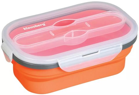 Pojemnik, lunchbox, silikon, różne kolory 800ml klausberg