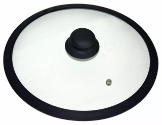Pokrywa śr.28cm, szkło kinghoff