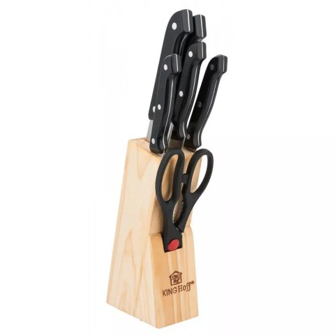 Zestaw noży w bloku 7 elementów kinghoff