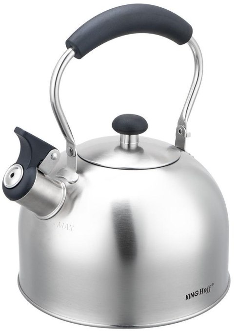 Czajnik z gwizdkiem, 2.5l, stali nierdzewnej, kinghoff, kh-1859