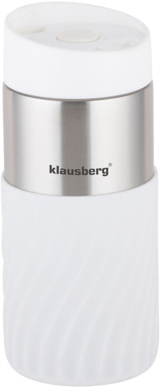 Kubek termiczny, biały, 300ml klausberg