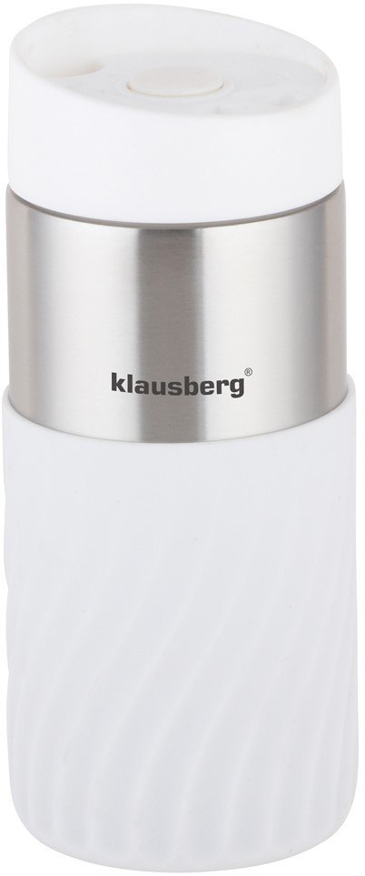 Kubek termiczny, biały, 300ml klausberg