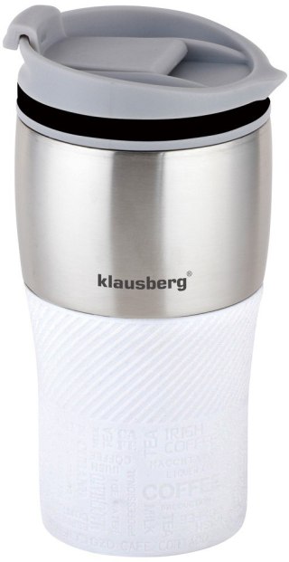 Kubek termiczny, biały, 320ml klausberg
