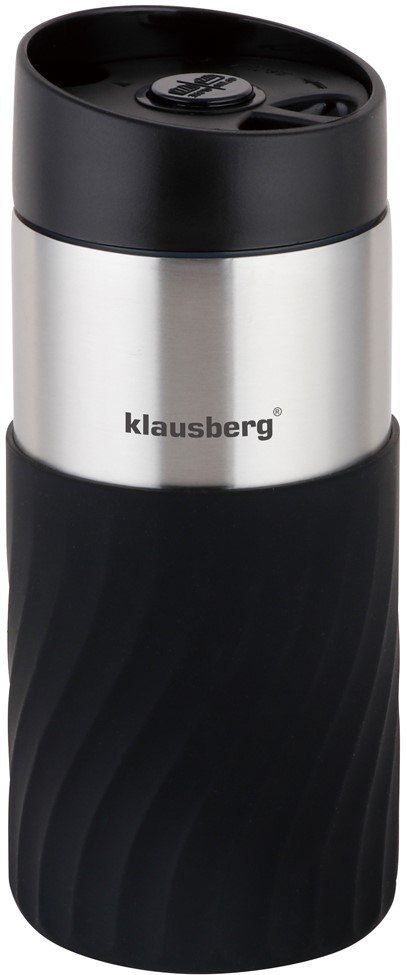 Kubek termiczny, czarny, 300ml klausberg
