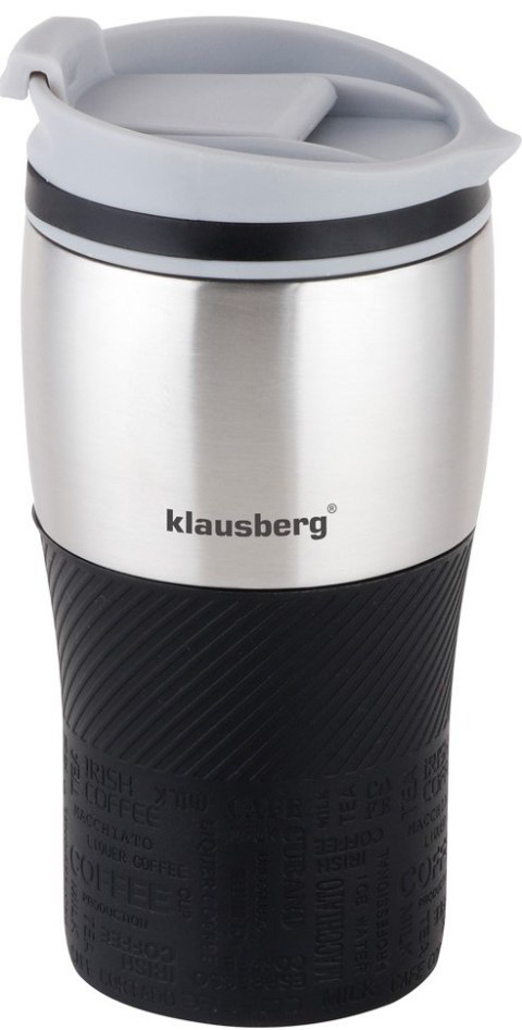 Kubek termiczny, czarny, 320ml klausberg