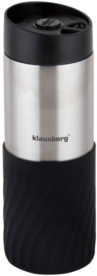 Kubek termiczny, czarny, 420ml klausberg