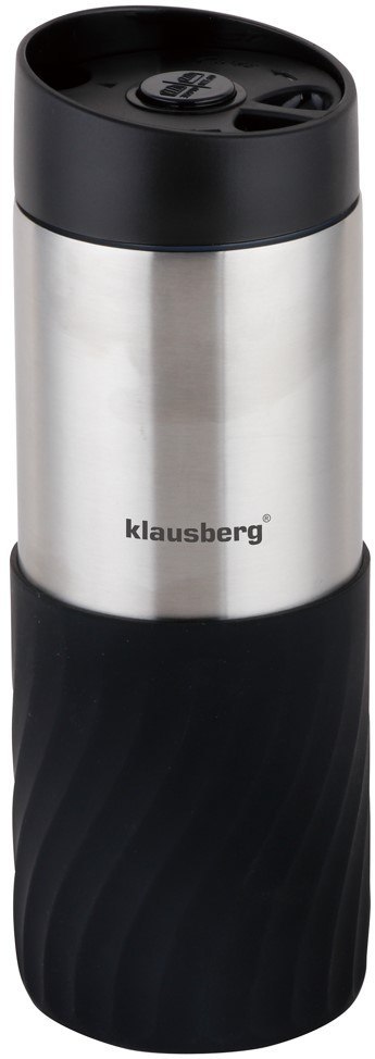 Kubek termiczny, czarny, 420ml klausberg