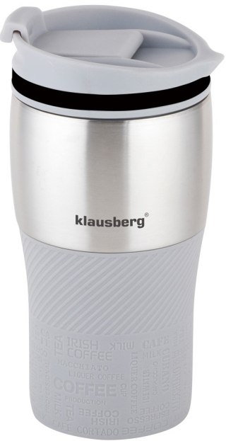 Kubek termiczny, szary, 320ml klausberg