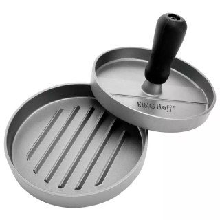 Praska do mięsa na hamburgery, aluminium, śr.12 cm kinghoff
