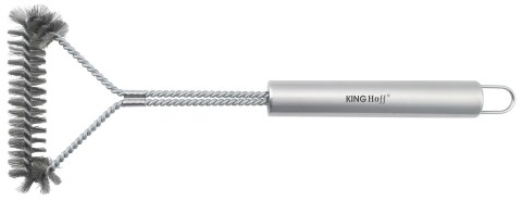 Szczotka do czyszczenia grilla, 41,5cm, stal nierdzewna, kinghoff, kh-1915