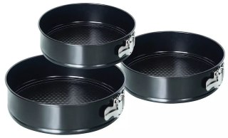 Tortownica z powłoką nieprzywieralną, zestaw 3 elementy śr.24/26/28cm kinghoff
