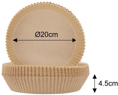 Wkład papierowy do pieczenia w frytkownicy śr.20cm klausberg kb-7780
