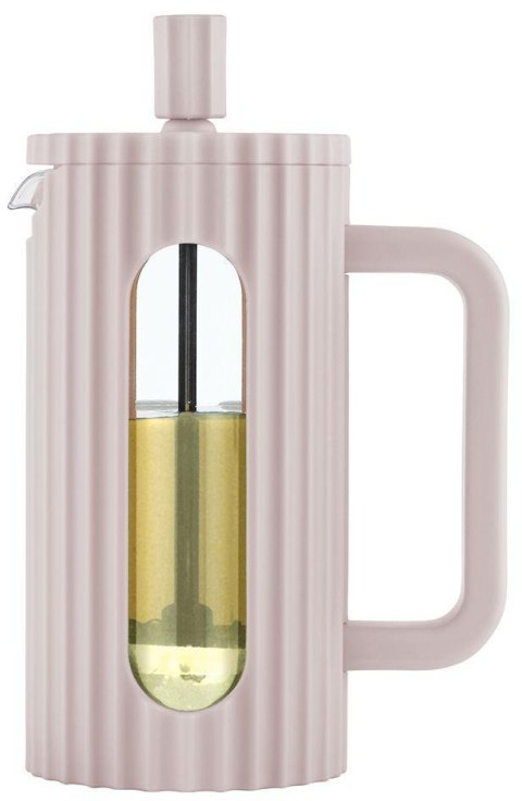 Zaparzacz do kawy/herbaty z dociskiem poj. 0,35l, w kolorze jasnoróżowym kb7744
