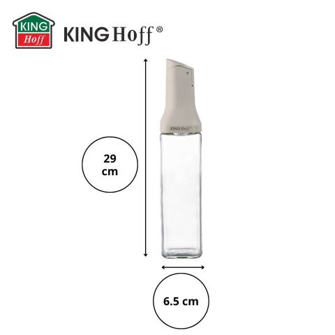 Butelka z nalewakiem 500 ml do oleju i octu, szkło, kinghoff, kh-2004