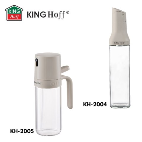 Butelka z nalewakiem 500 ml do oleju i octu, szkło, kinghoff, kh-2004