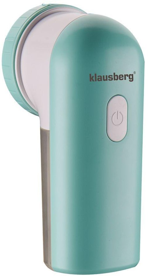 Golarka do ubrań zasilana na baterie, zielono-biała, klausberg, kb-7802