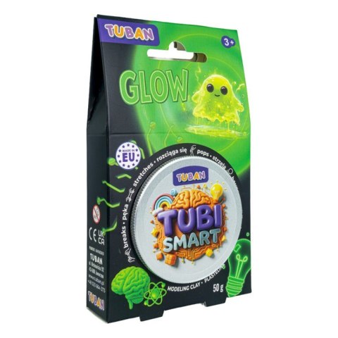 Plastelina tubi smart - glow 50g