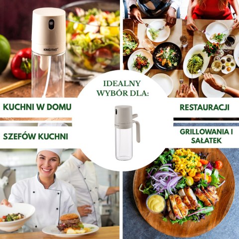 Rozpylacz oleju i octu 250 ml, szklany, kinghoff, kh-2005