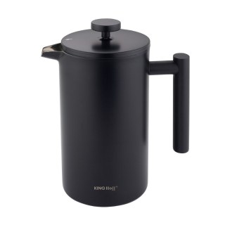 Zaparzacz, french press, 1l, podwójne ścianki, drewniany uchwyt