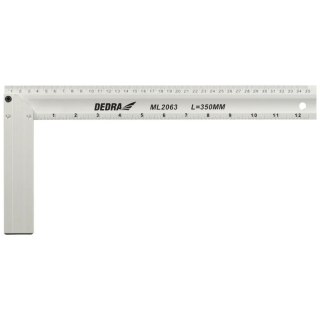 Kątownik budowlany 350x160mm, aluminiowy