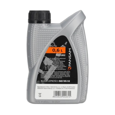 Olej do narzędzi pneumatycznych premium 15 0,6l