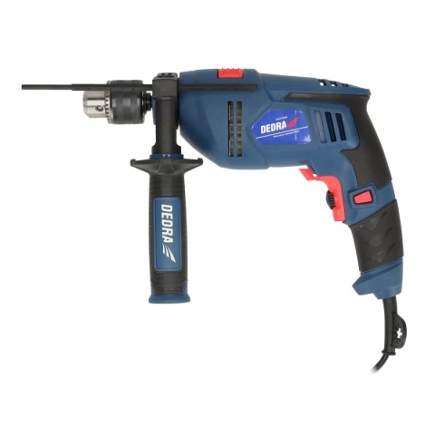 Wiertarka udarowa 700w, kluczyk 13mm, kolorowe pudełko