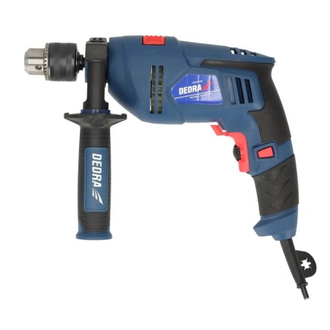 Wiertarka udarowa 700w, kluczyk 13mm, kolorowe pudełko