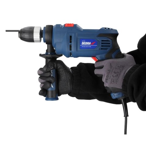 Wiertarka udarowa 700w, samozacisk 13mm, kolorowe pudełko