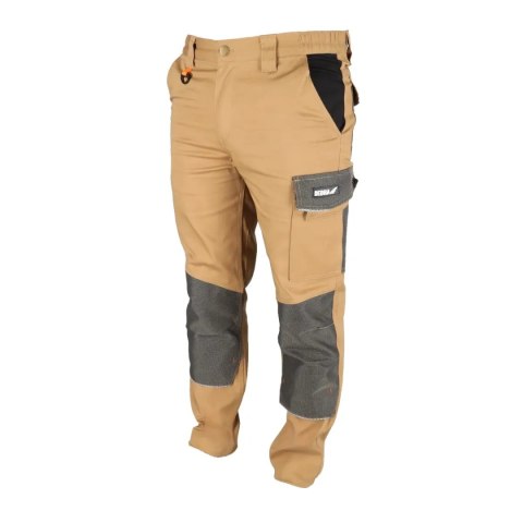 Spodnie ochronne l/52, bawełna+elastan, 270g/m2