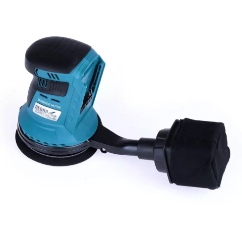 Szlifierka mimośrodow aku 18v 125mm, bezszczotkowa