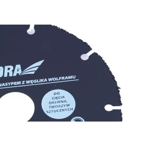 Tarcza do cięcia drewna, tworzyw sztucznych 125mm/22,2