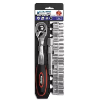 Klucze nasadowe 1/2" kpl.12szt crv