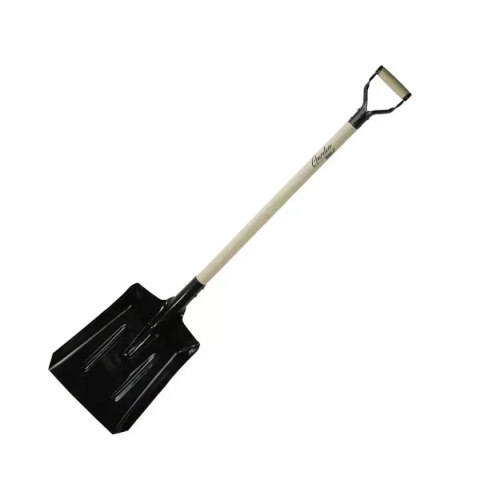 Łopata węglowa iii trzonek drewniany, uchwyt metalowy y