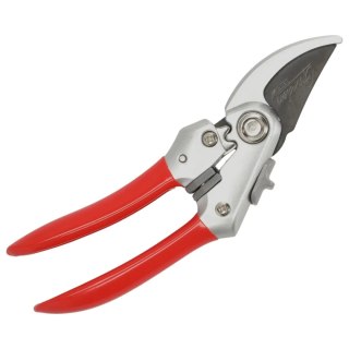 Sekator ogrodowy nożycowy do żywych pędów ,aluminiowe uchwyty,max grubość cięcia 20mm, ostrze ze stali sk5, blokada