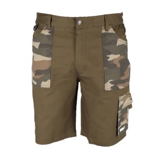 Szorty moro rozm.xxl, bawełna+elastan, 240g/m2