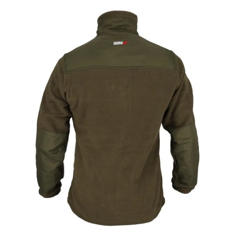 Bluza polarowa z wstawkami, 280g/m2, rozm.l, kolor zielony