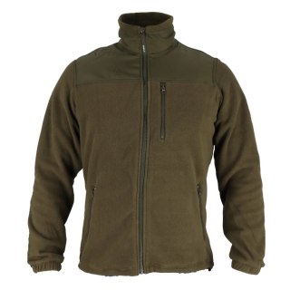 Bluza polarowa z wstawkami, 280g/m2, rozm.s, kolor zielony