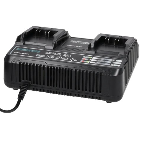 Ładowarka podwójna 2x4,5a 18v