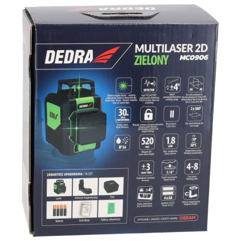 Multilaser 2d, zielony