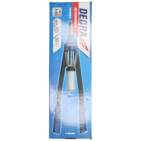 Nitownica czołowa do nitów aluminiowych, długość 540mm