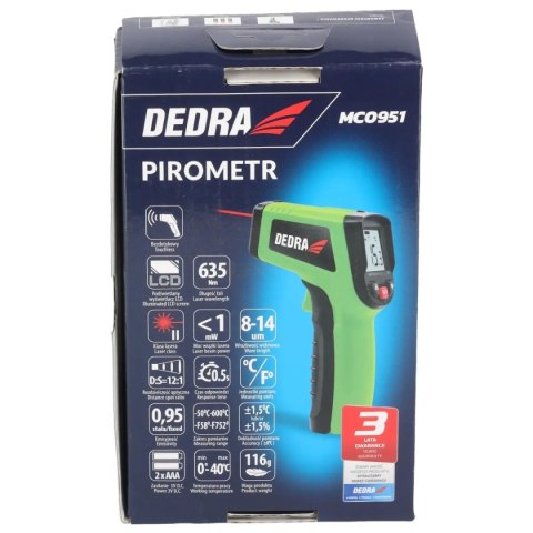 Pirometr (zakres -50 st c do 600 st c)