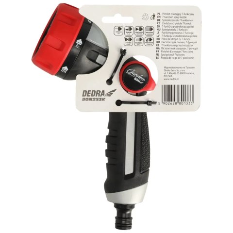 Pistolet zraszający 7-funkcyjny ultra light thumb control