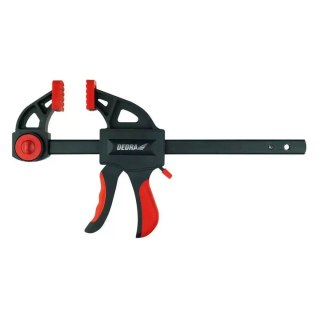 Ścisk stolarski 750x72mm,nylon,pistolet.