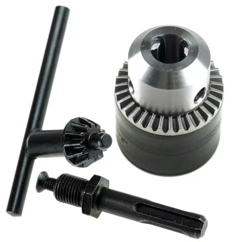 Uchwyt wiertarski kluczykowy zestaw 3cz 1,5-13mm 1/2"-20unf