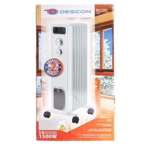 Grzejnik olejowy 1500w