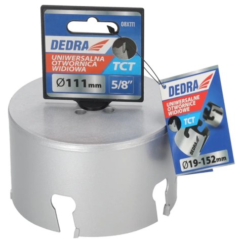 Otwornica uniwersalna tct 111mm 5/8''