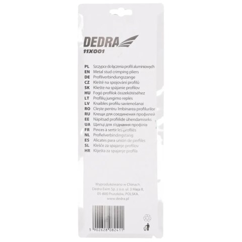 Szczypce do łączenia profili aluminiowych 280 mm